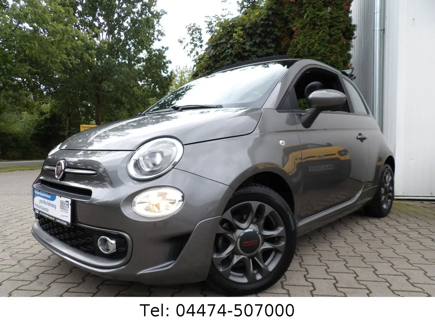 Fiat 500C Sport Tempomat DAB+ Gris - 1