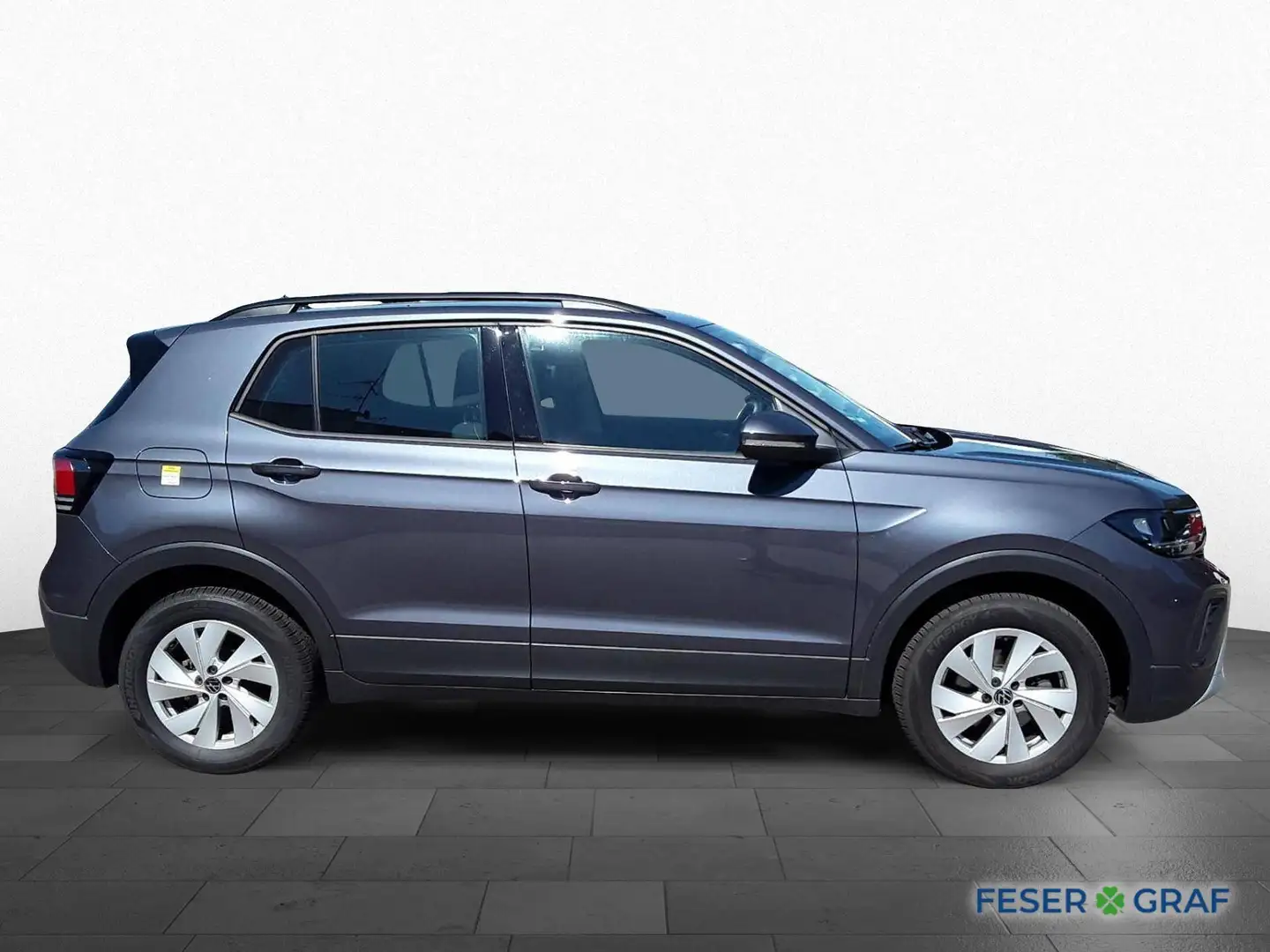 Volkswagen T-Cross 1.0 TSI DSG LIFE KAM ACC APP NAVI SHZ Grau - 2