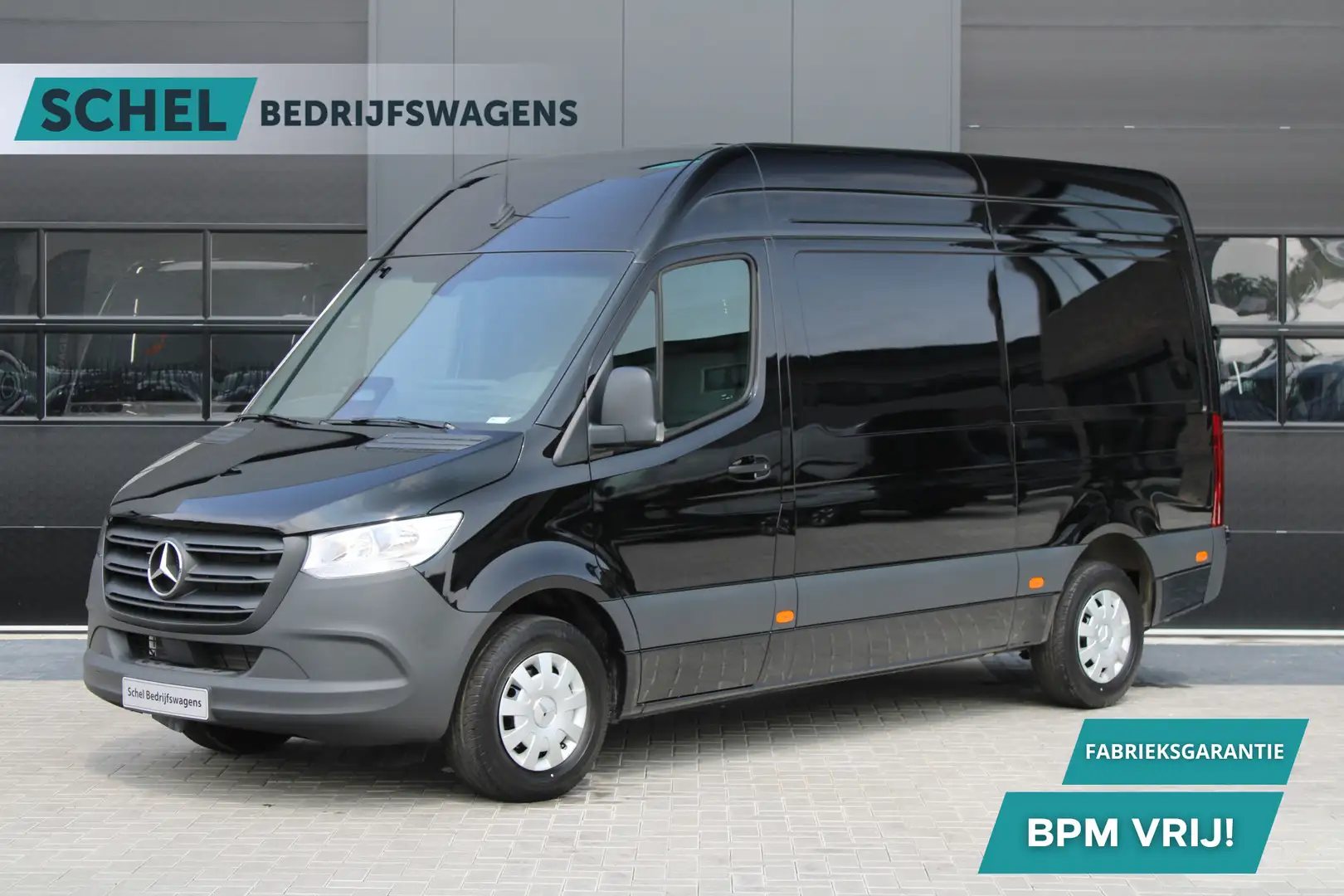 Mercedes-Benz Sprinter 317CDI L2H2 Pro - Mbux 10 - 3.5t Trekhaak - Betimm Zwart - 1