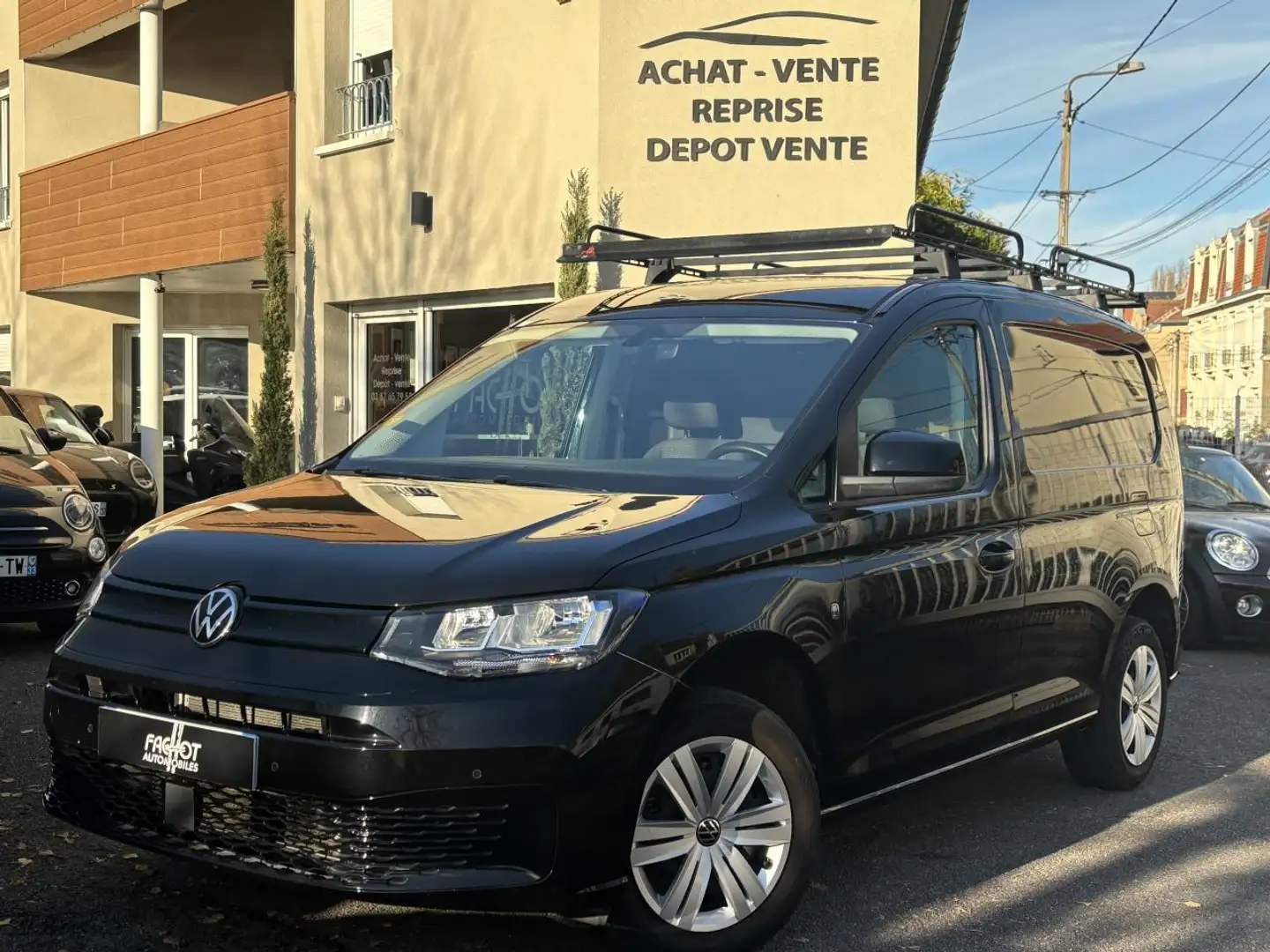 Volkswagen Caddy Cargo 1.5 16V TSI - 114 - BV DSG 7 2020 FOURGON Business Noir - 1