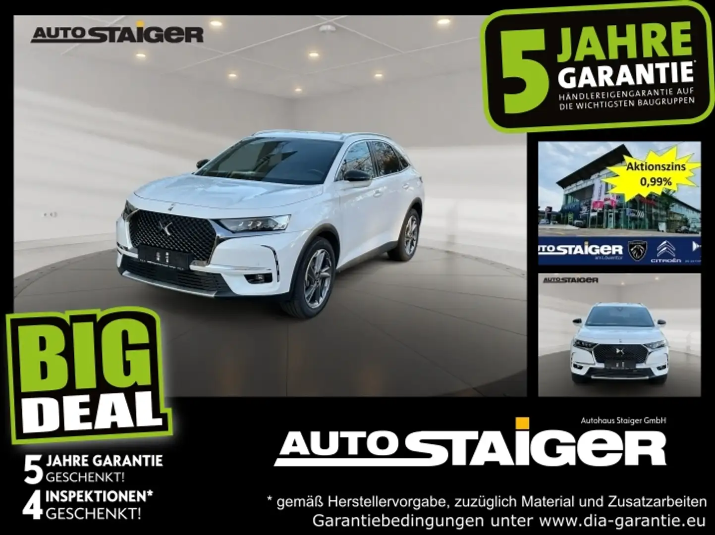 DS Automobiles DS 7 Crossback DS7 Crossback E-Tense Rivoli Navi*LED*Leder* Alb - 1