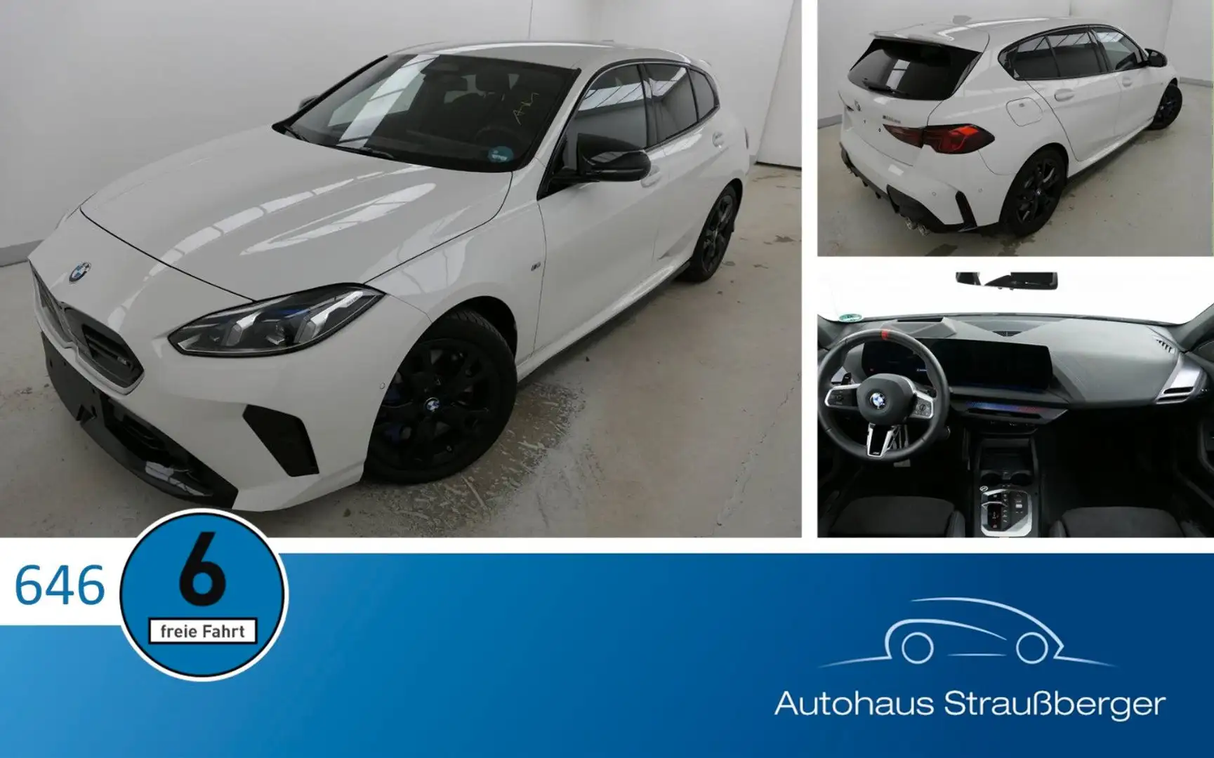 BMW 135 Lim. M135 xDr ad. LED LRHZ Memory 360° H/K Weiß - 1