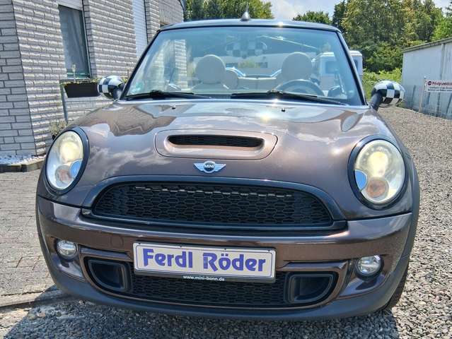 Imagine MINI Cooper S Cabrio Cooper S Langstrecke braun Leder beige supertop