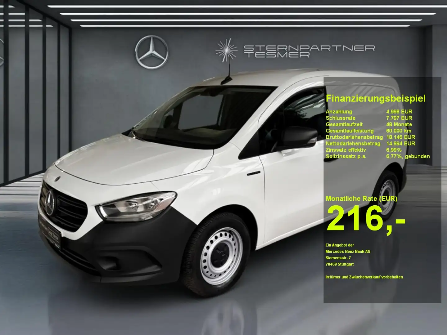 Mercedes-Benz Citan e  Kasten AHK 5 J Garantie +DAB Weiß - 1