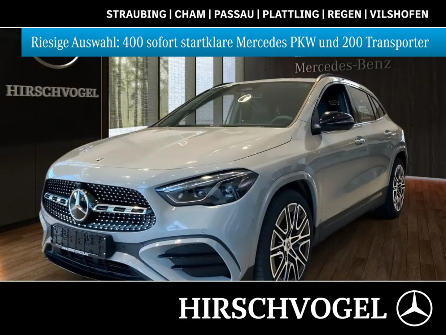 Mercedes-Benz GLA 220 4M AMG-Line+Night+AHK+DISTRON+MULTIBEAM Grau - 1