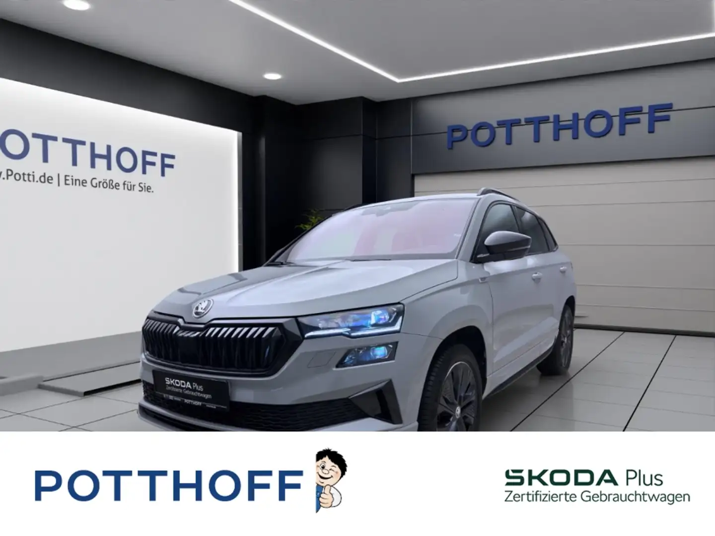 Skoda Karoq 2.0 TSI DSG 4x4 SPORTLINE MATRIX SITZHZG KLIMA Grau - 1