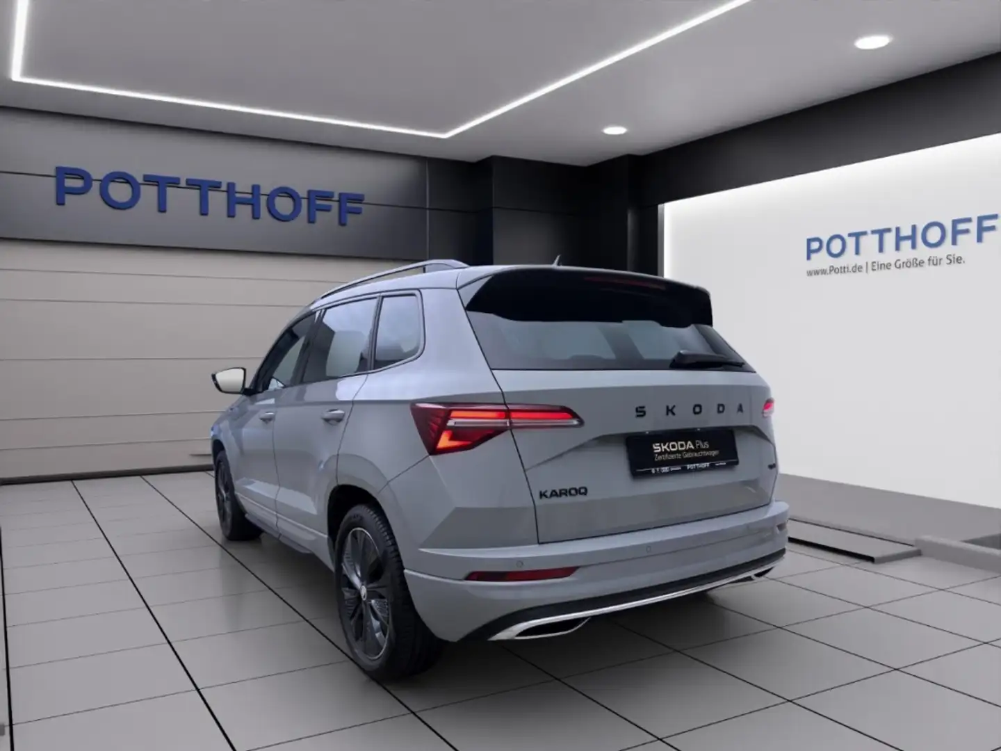Skoda Karoq 2.0 TSI DSG 4x4 SPORTLINE MATRIX SITZHZG KLIMA Grau - 2