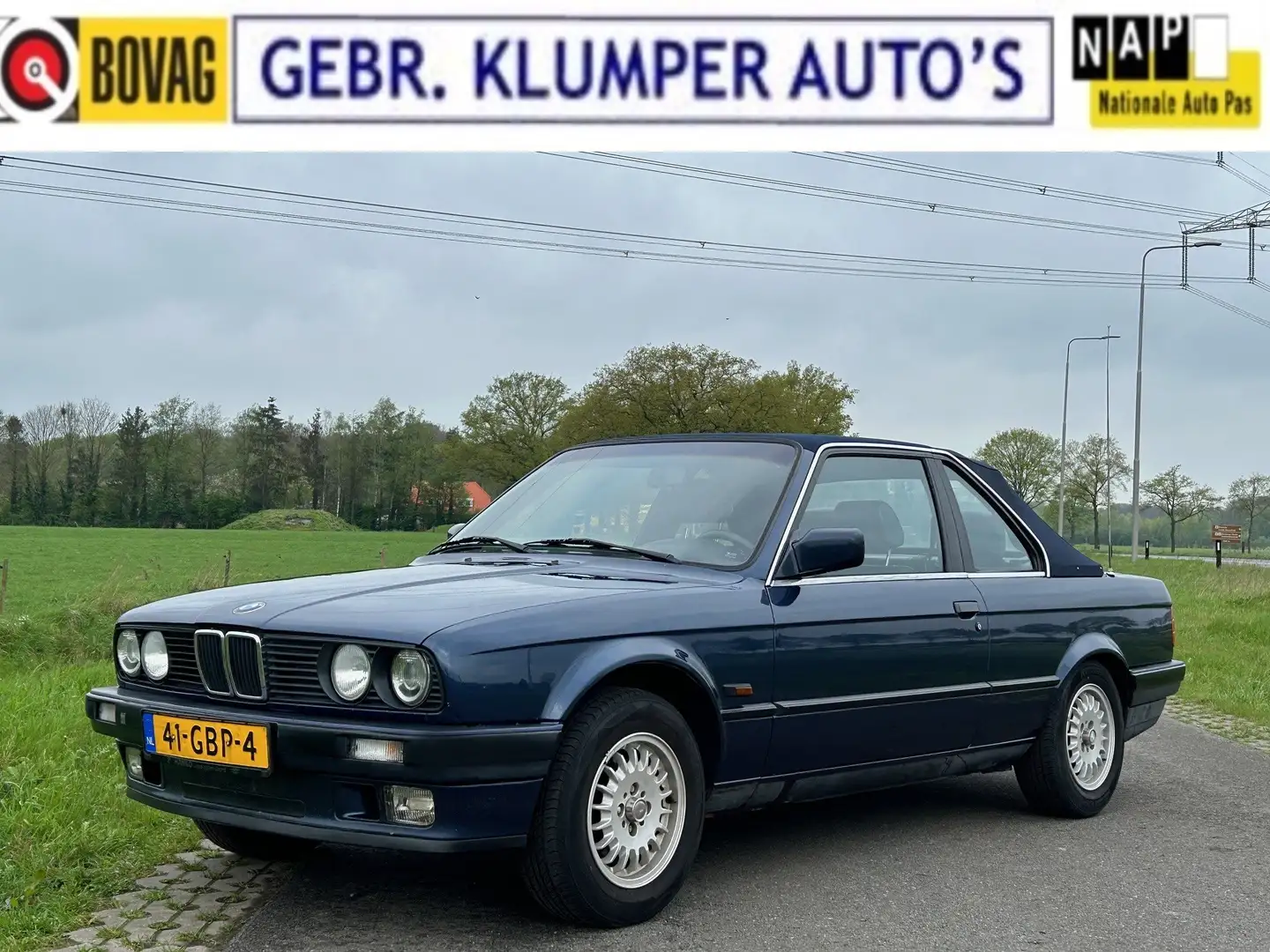 BMW 316 316i Baur TC 99pk, Leer, El. Ramen, Apk 04-2026 Bleu - 1