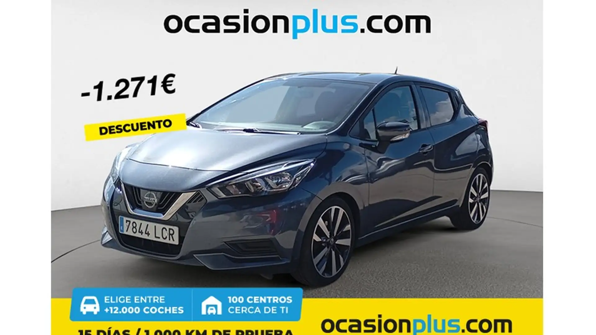Nissan Micra DIG-T Acenta 117 Gris - 1