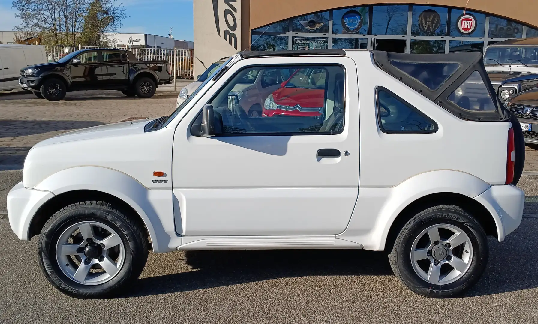 Suzuki Jimny cabrio 1,3 benzina con CLIMA introvabile Bianco - 2