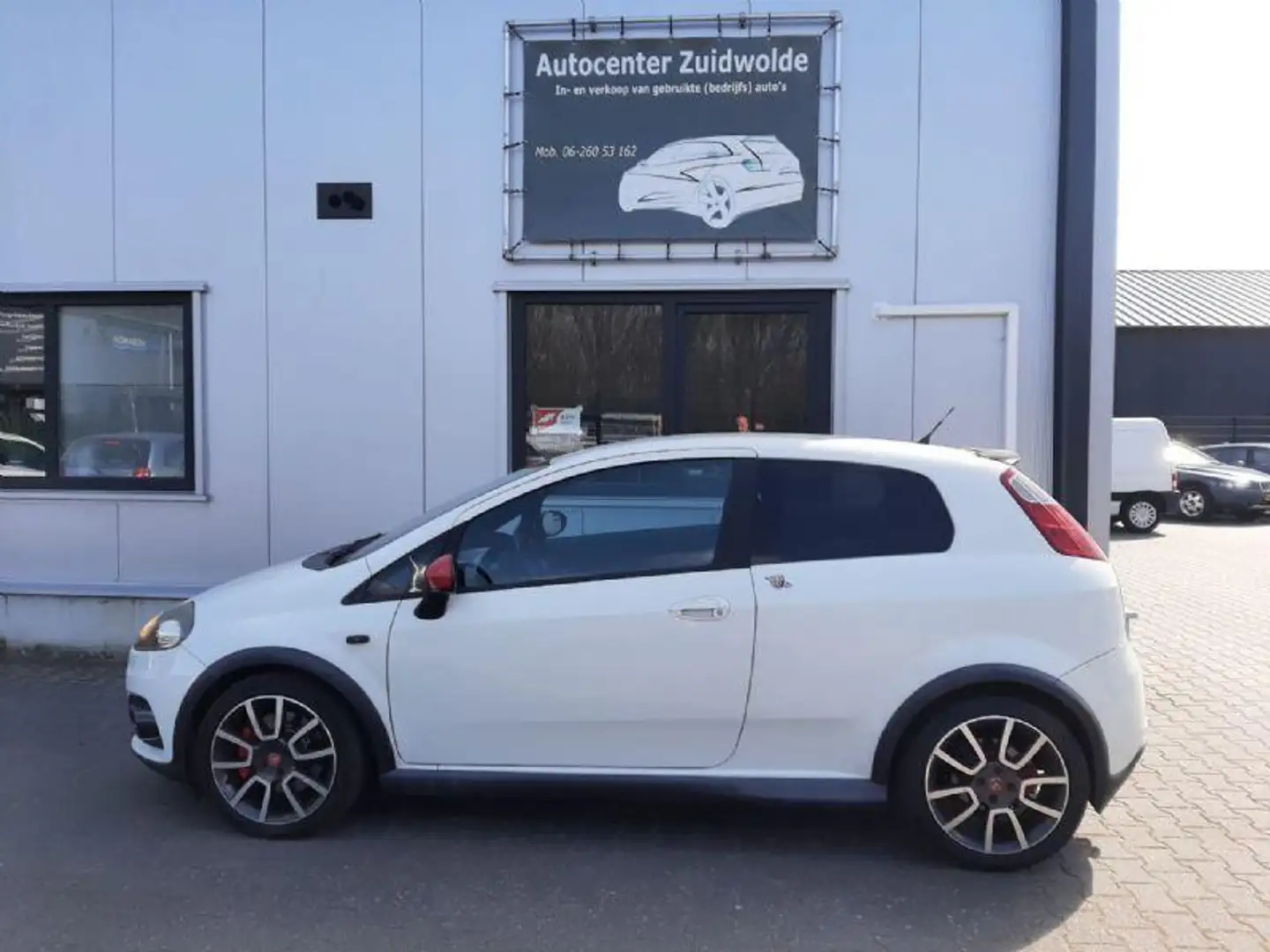 Fiat Grande Punto 1.4-16V Abarth turbo clima cruise leer camera Beige - 2
