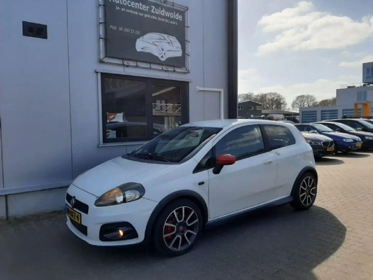 Fiat Grande Punto 1.4-16V Abarth turbo clima cruise leer camera Beige - 1