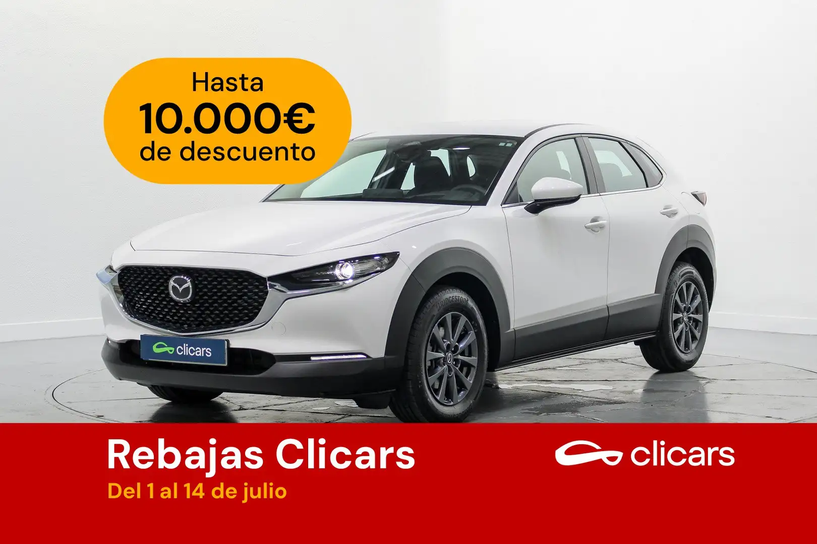 Mazda CX-30 2.5 e-Skyactiv-G Prime Line FWD Aut. 103kW Blanco - 1