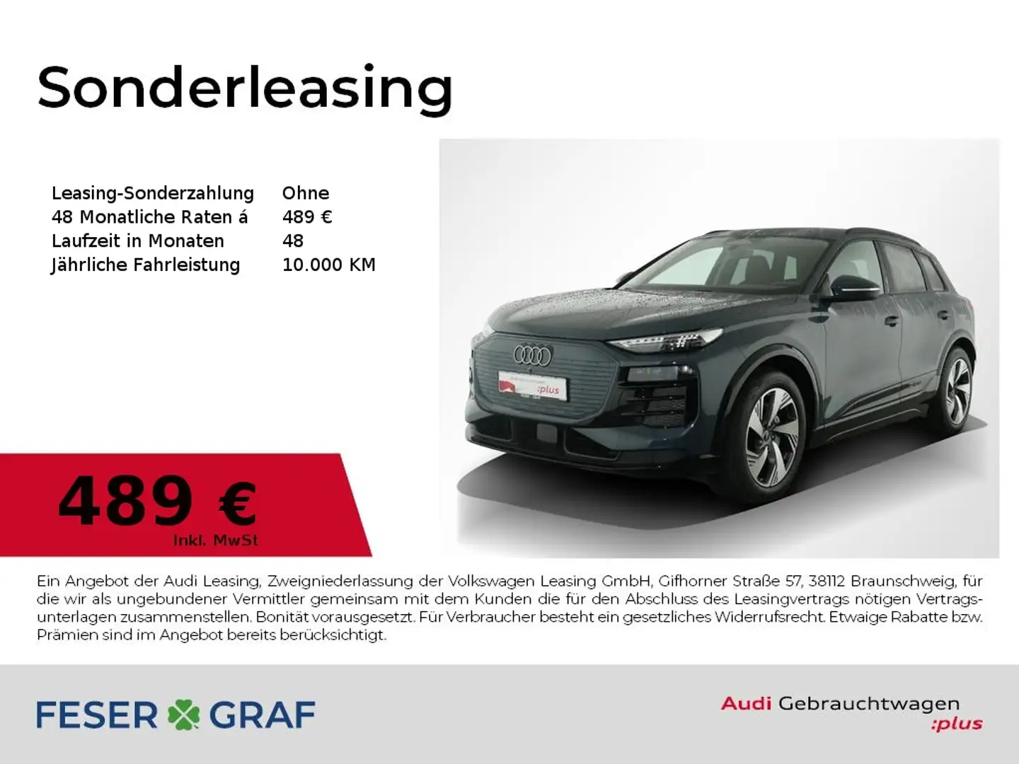 Audi Q6 e-tron e-tron LED Matrix/360Kamera/ACC/Klima-Paket/ Blau - 1