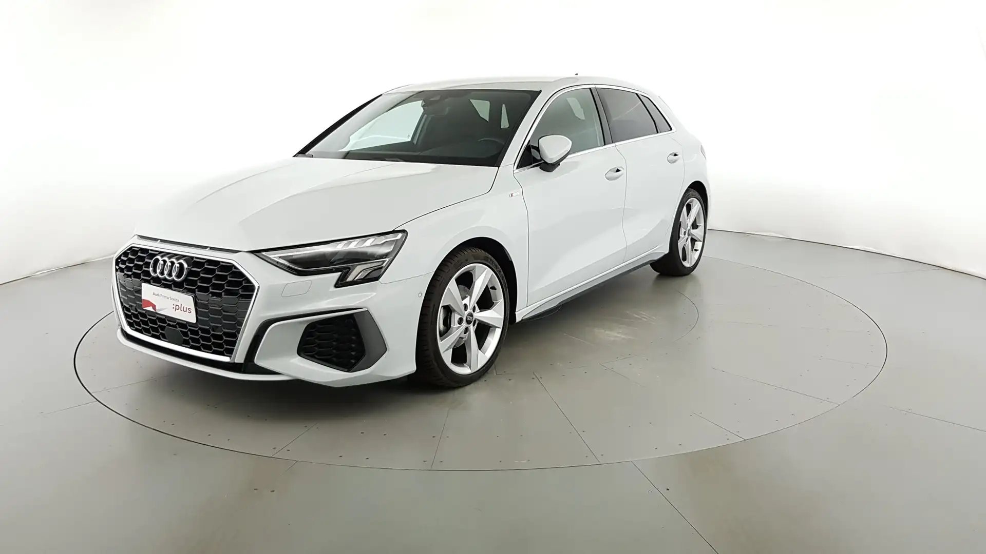 Audi A3 Sportback 35 2.0 tdi S line Edition s-tronic Blanc - 1