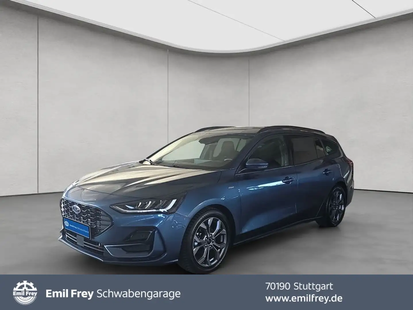 Ford Focus Turnier 1.0 EcoBoost Hybrid ST-LINE X Blau - 1