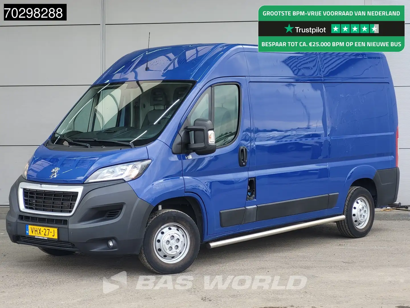 Peugeot Boxer 120PK L2H2 Airco Cruise Parkeersensoren APK 06-202 Blauw - 1