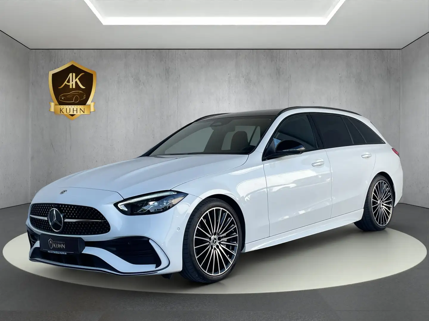 Mercedes-Benz C 200 T*AMG LINE*NIGHT*9GANG*360°KAMERA*MBUX* Weiß - 1