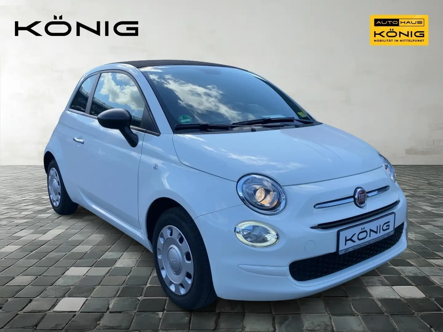 Fiat 500C Mild Hybrid DOLCEVITA Navi*Tempomat*CarPlay Weiß - 2