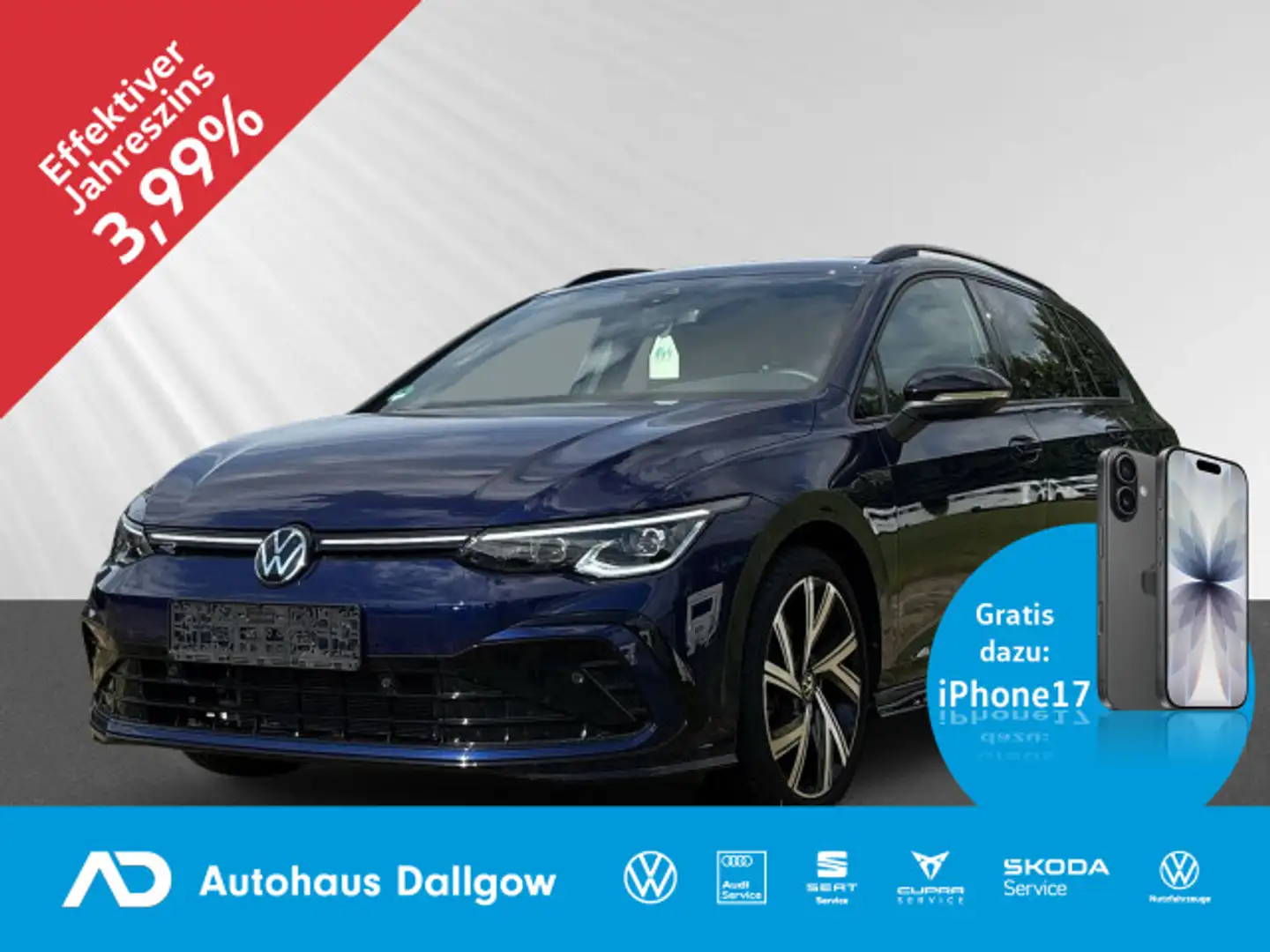 Volkswagen Golf Variant R-Line 1,5 l eTSI OPF 96 kW (130 PS Blau - 1