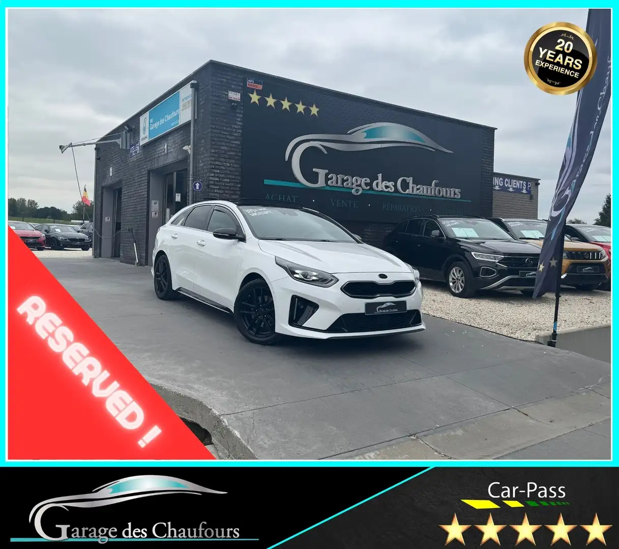Kia ProCeed / pro_cee'd 1.4 T-GDi - ! GT Line ! - T. Ouvrant - CarPlay Blanc - 1