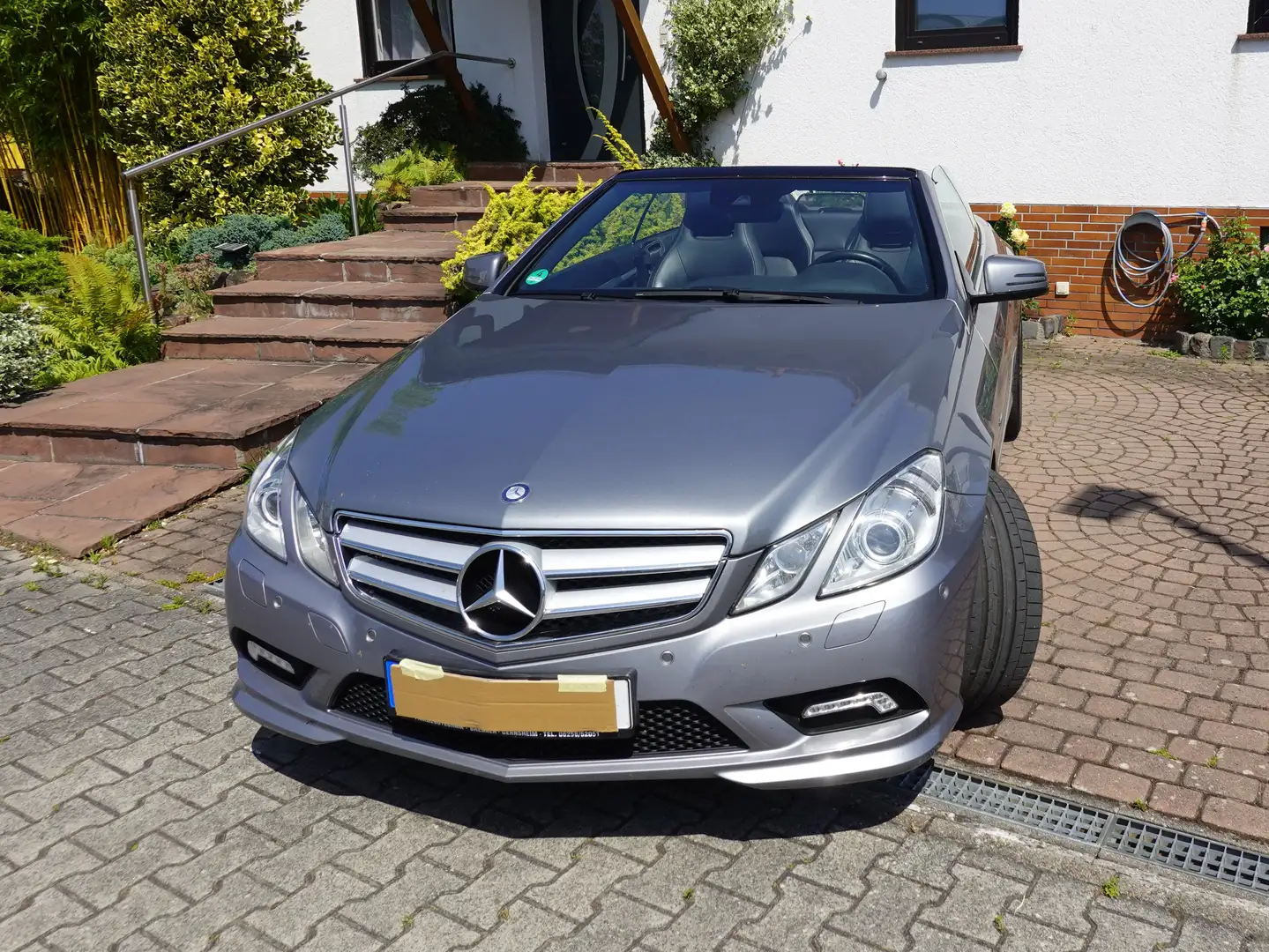 Mercedes-Benz E 350 E 350 CDI DPF Cabrio BlueEFFICIENCY AMG Line Gris - 1