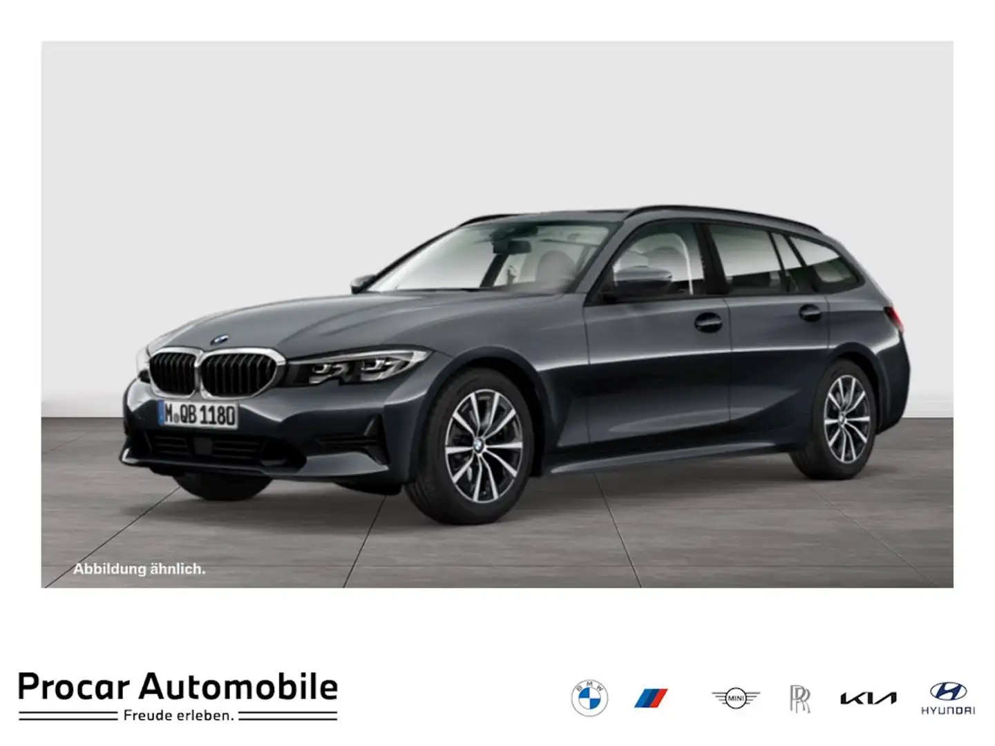 BMW 320 d A Advantage Head-Up HiFi DAB LED WLAN RFK Grijs - 1