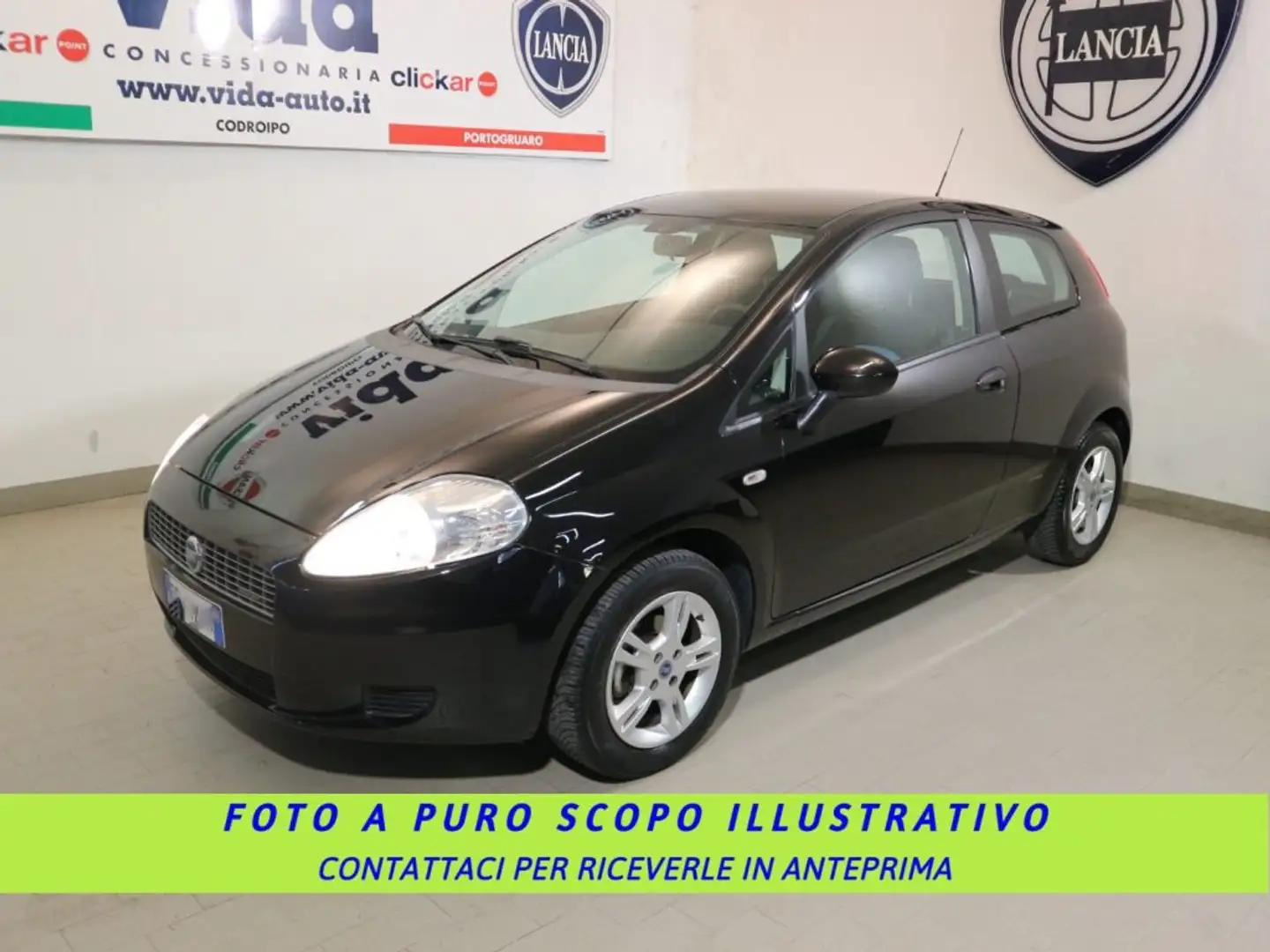 Fiat Grande Punto 1.3 MJT 75 CV 3 porte OK NEOPATENTATI Dynamic Nero - 1
