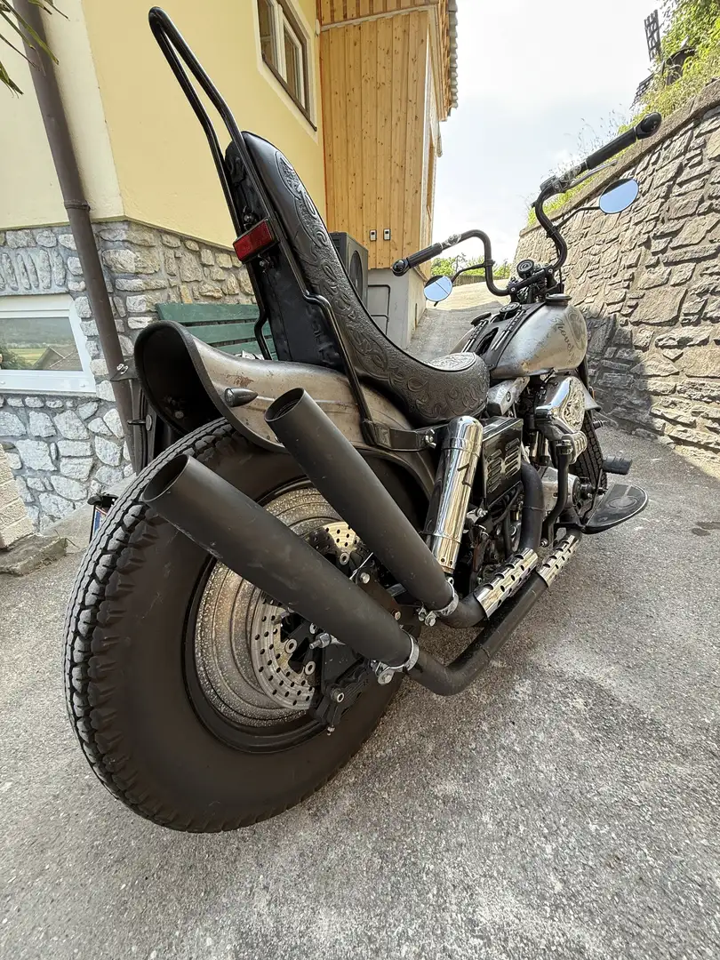 Harley-Davidson Late Shovel Plateado - 2