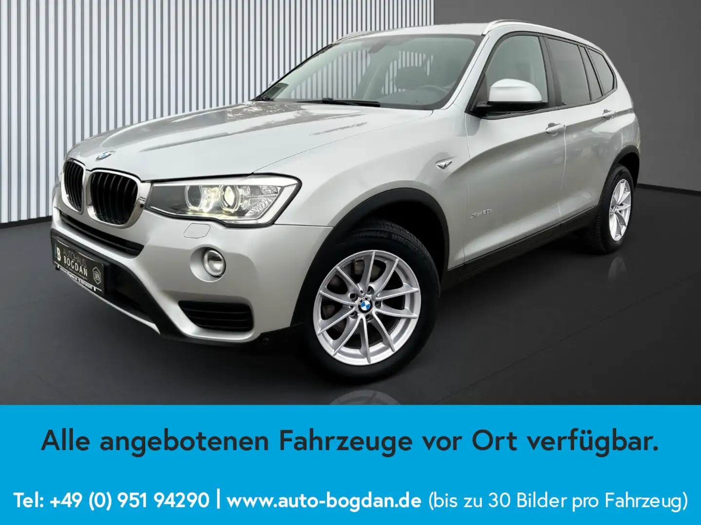 BMW X3 xDrive 20d Allrad*Automatik*NAVI*SHZ*PDC Silber - 2