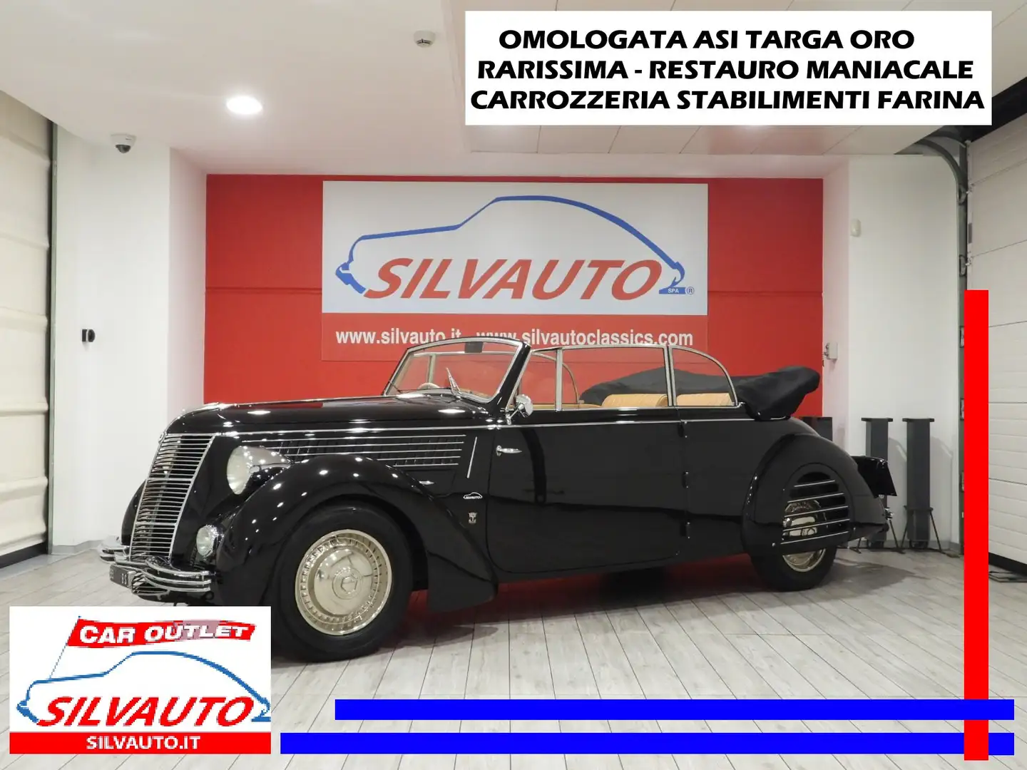 Lancia Fulvia APRILIA CONVERTIBILE STABILIMENTI FARINA (1937) Brązowy - 1