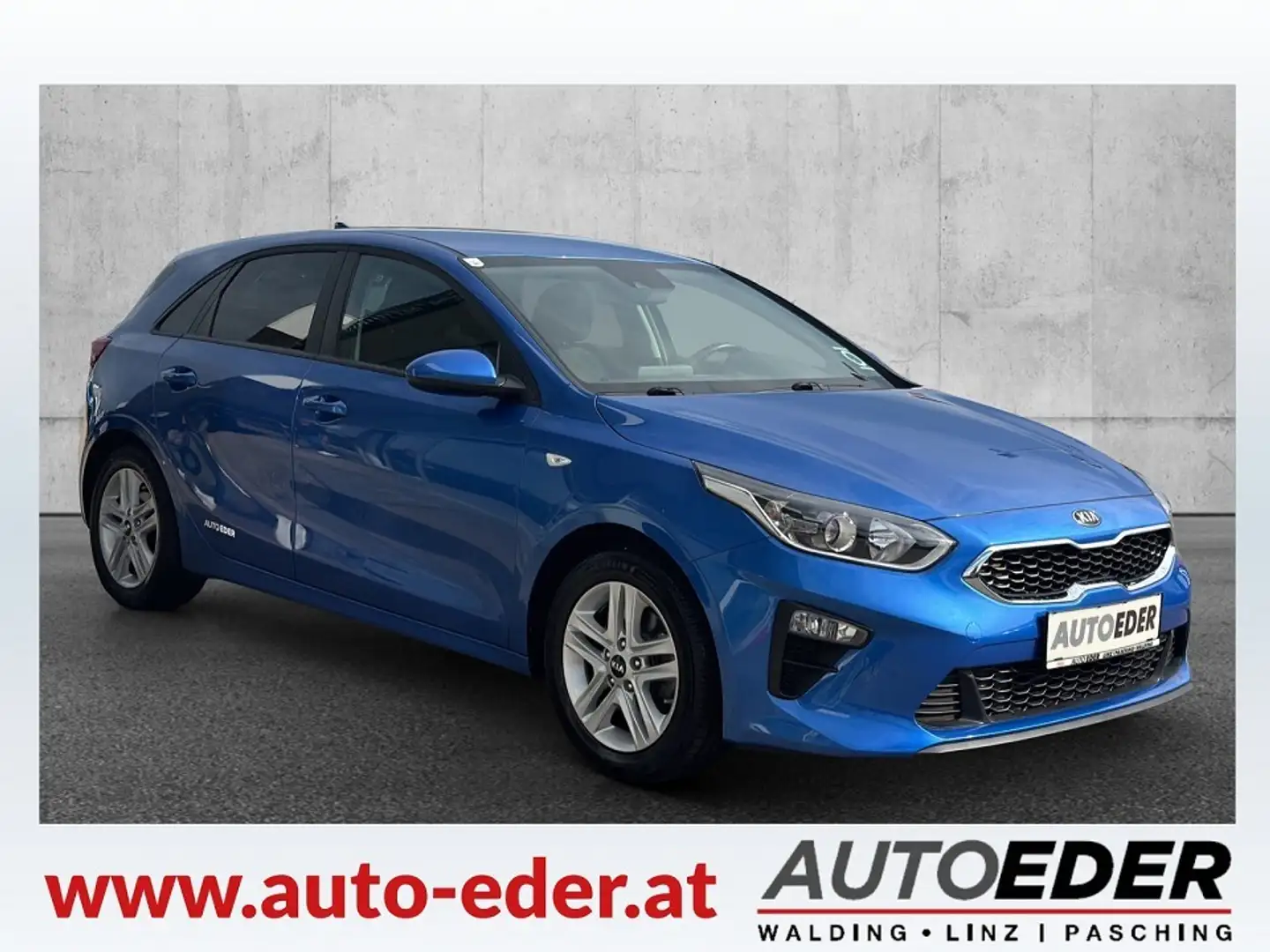 Kia Ceed / cee'd ceed 1,4 MPI GPF Titan Blau - 1