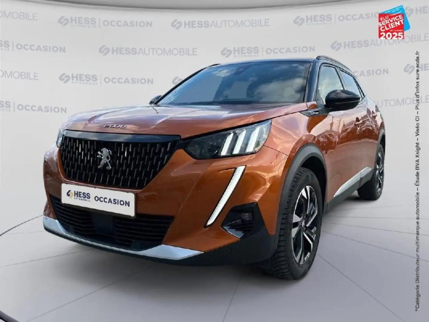 Peugeot 2008 1.2 PureTech 130ch S\u0026S GT Line 7cv Orange - 1