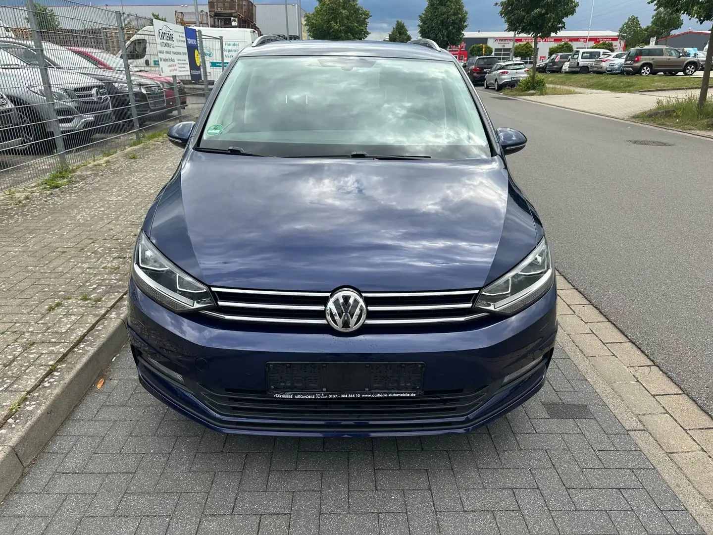 Volkswagen Touran Comfortline BMT*1.Hand*Euro6*Navi*ACC*AHK Bleu - 2