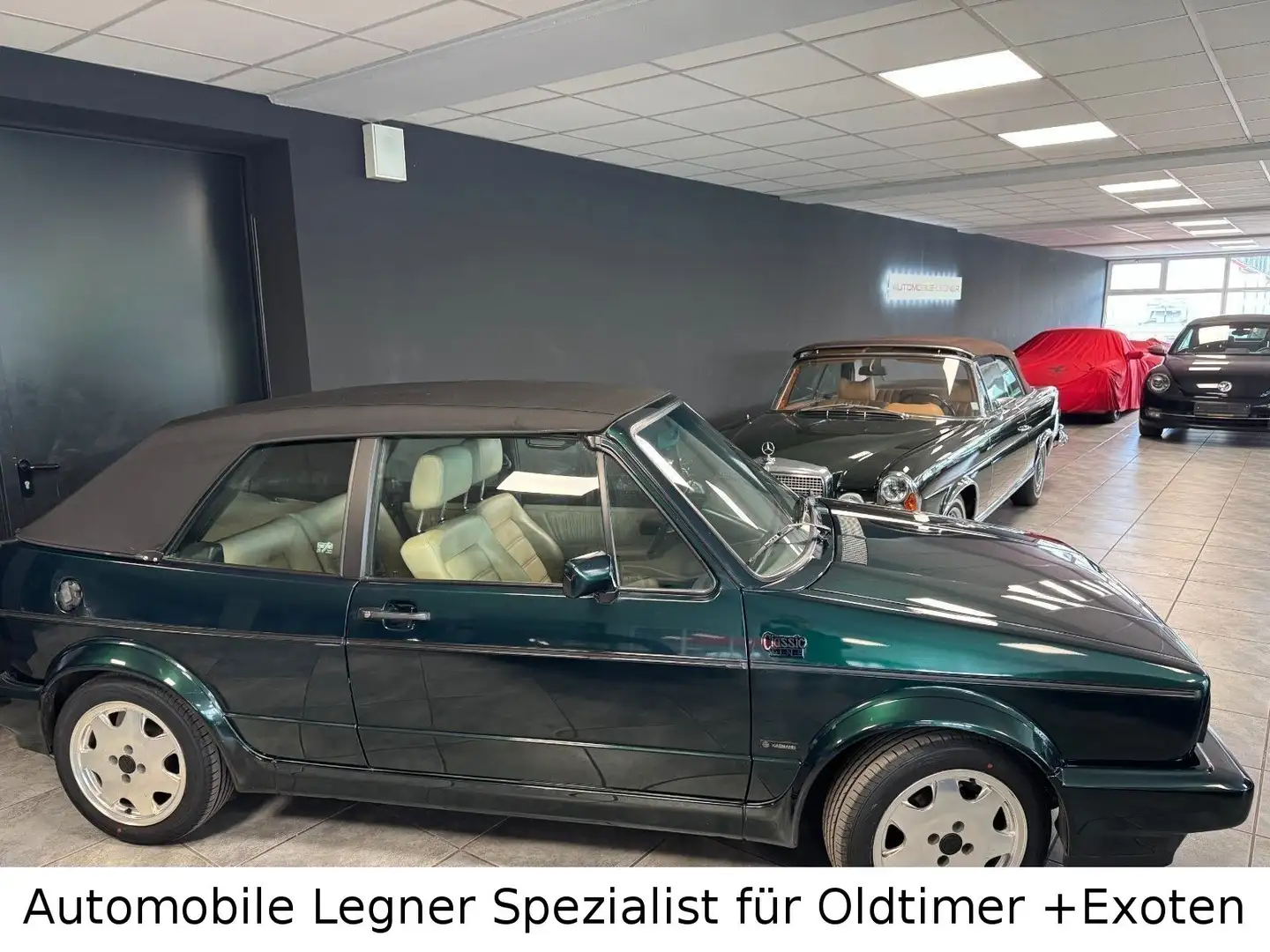 Volkswagen Golf 1 Classic Line Cabrio im Sammler Zustand Grün - 2