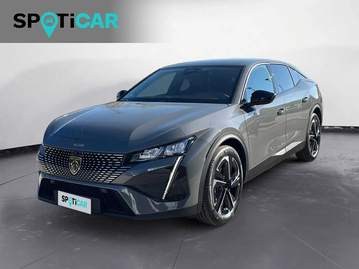 Peugeot 408 Hybrid 136 e-DCS6 Allure Grijs - 1