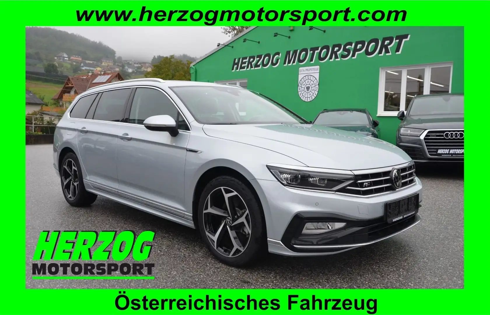 Volkswagen Passat Variant Elegance R-Line 2,0 TDI DSG MATRIX VIRTUAL 1.Bes. Silber - 1