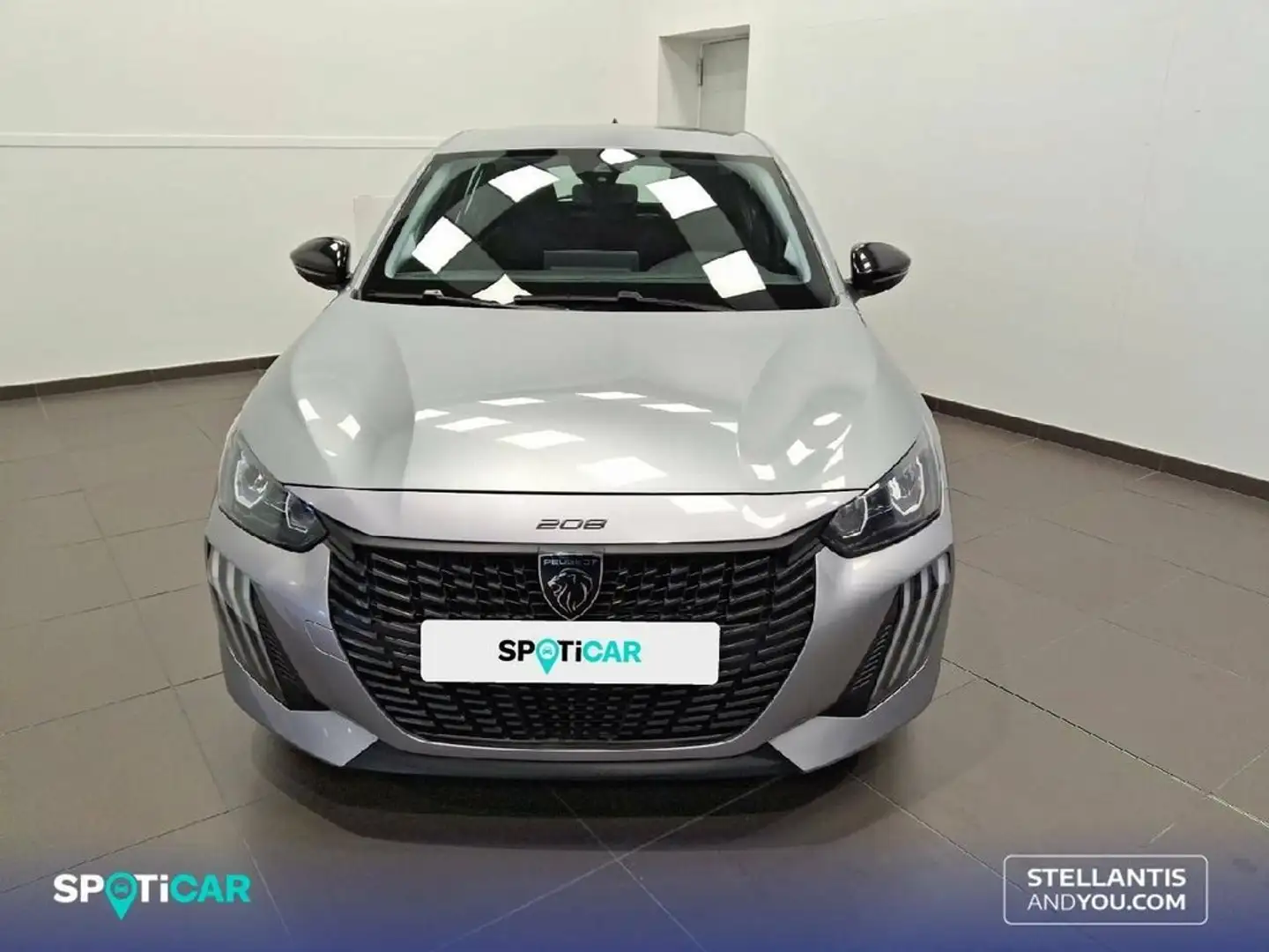 Peugeot 208 Puretech 100 Active Gris - 2