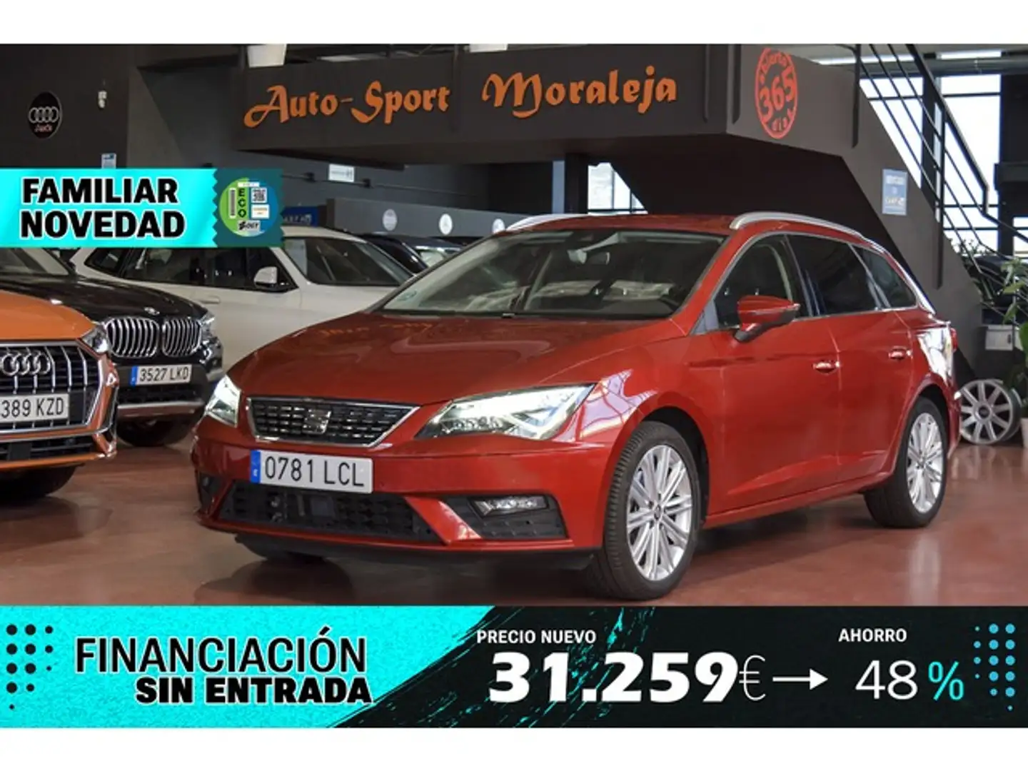 SEAT Leon ST 1.5 TGI GNC S&S Xcellence DSG7 130 Rouge - 1