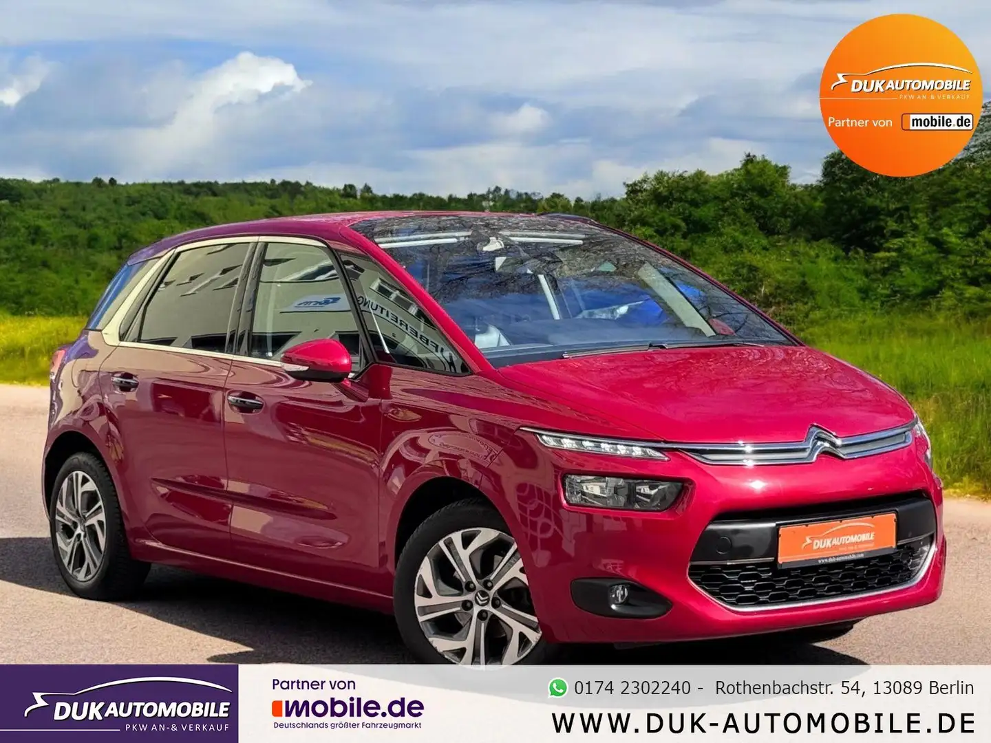 Citroen C4 Picasso /Spacetourer Intensive *Massage Sitze* Rot - 1