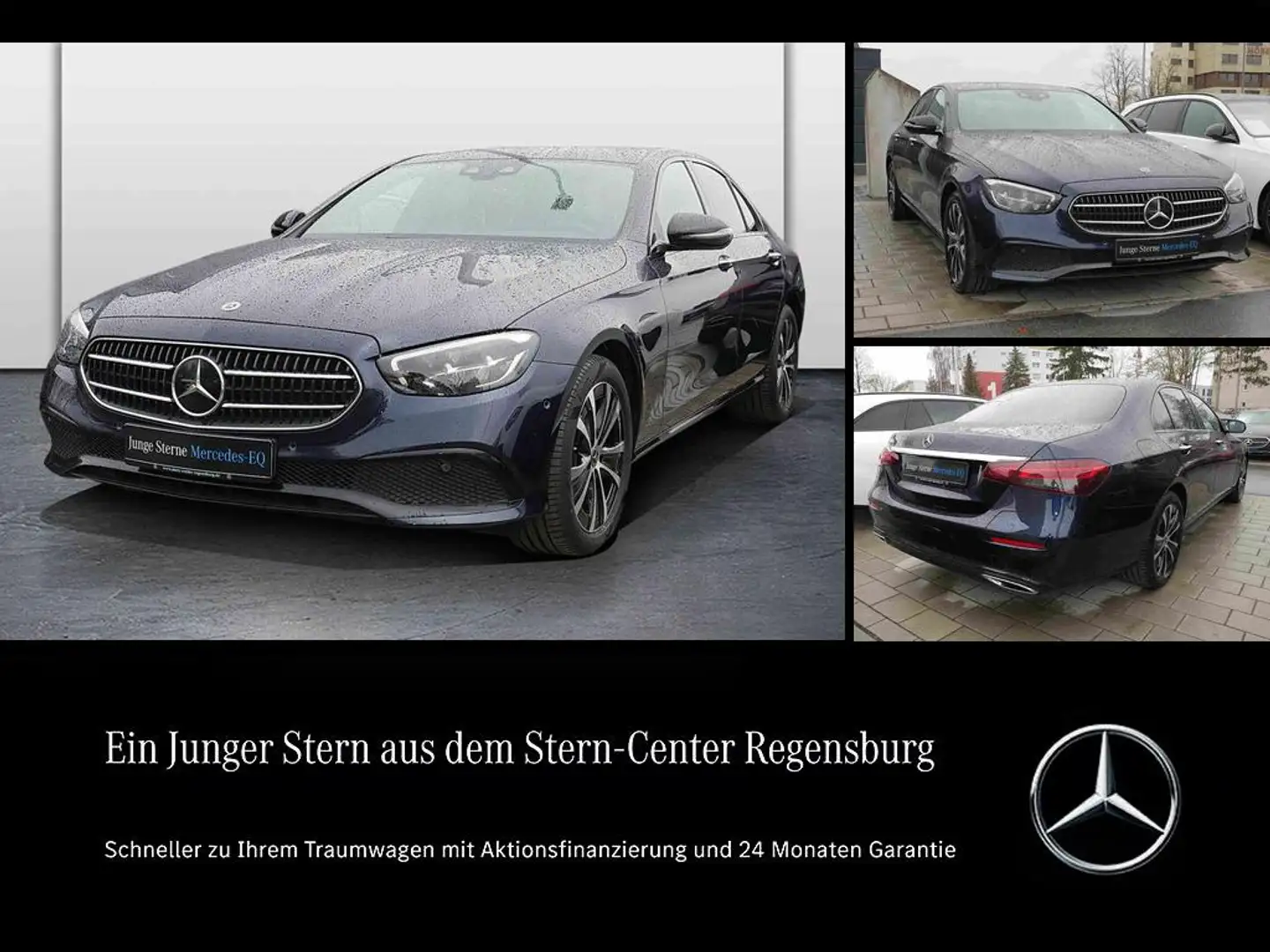 Mercedes-Benz E 300 e Limo+AVANTGARDE+AHK+DIST+HUD+NIGHT+MBUX+ Bleu - 1