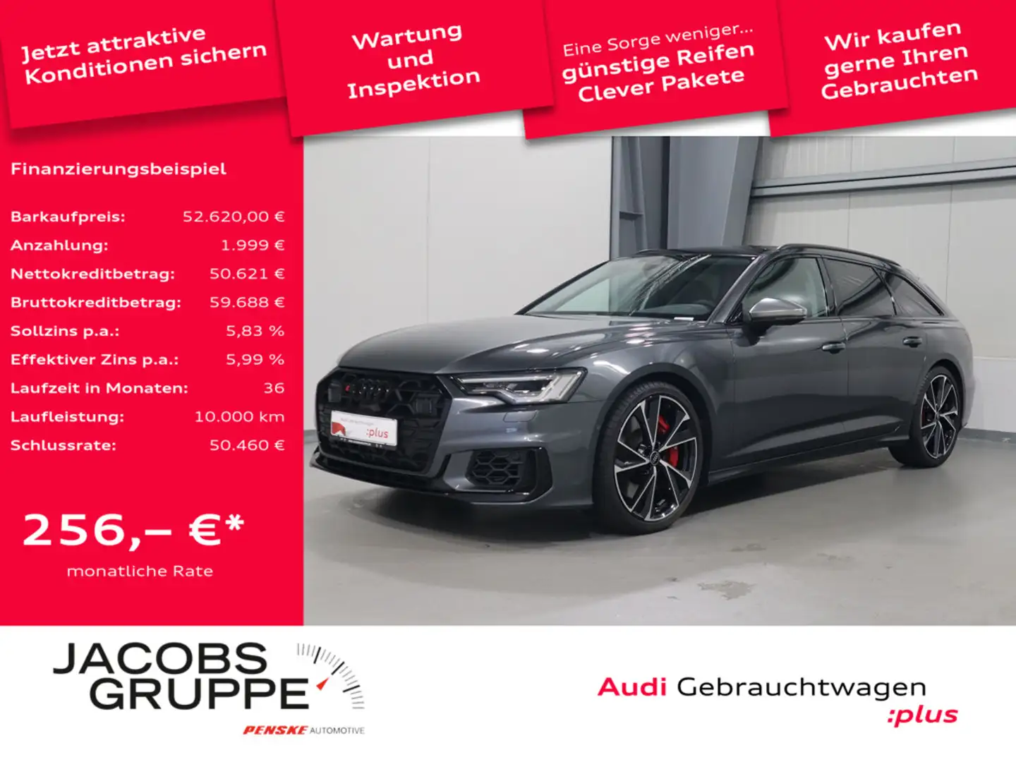Audi S6 Avant 3.0 TDI quattro Pano*LED*R-Kamera * Grau - 1