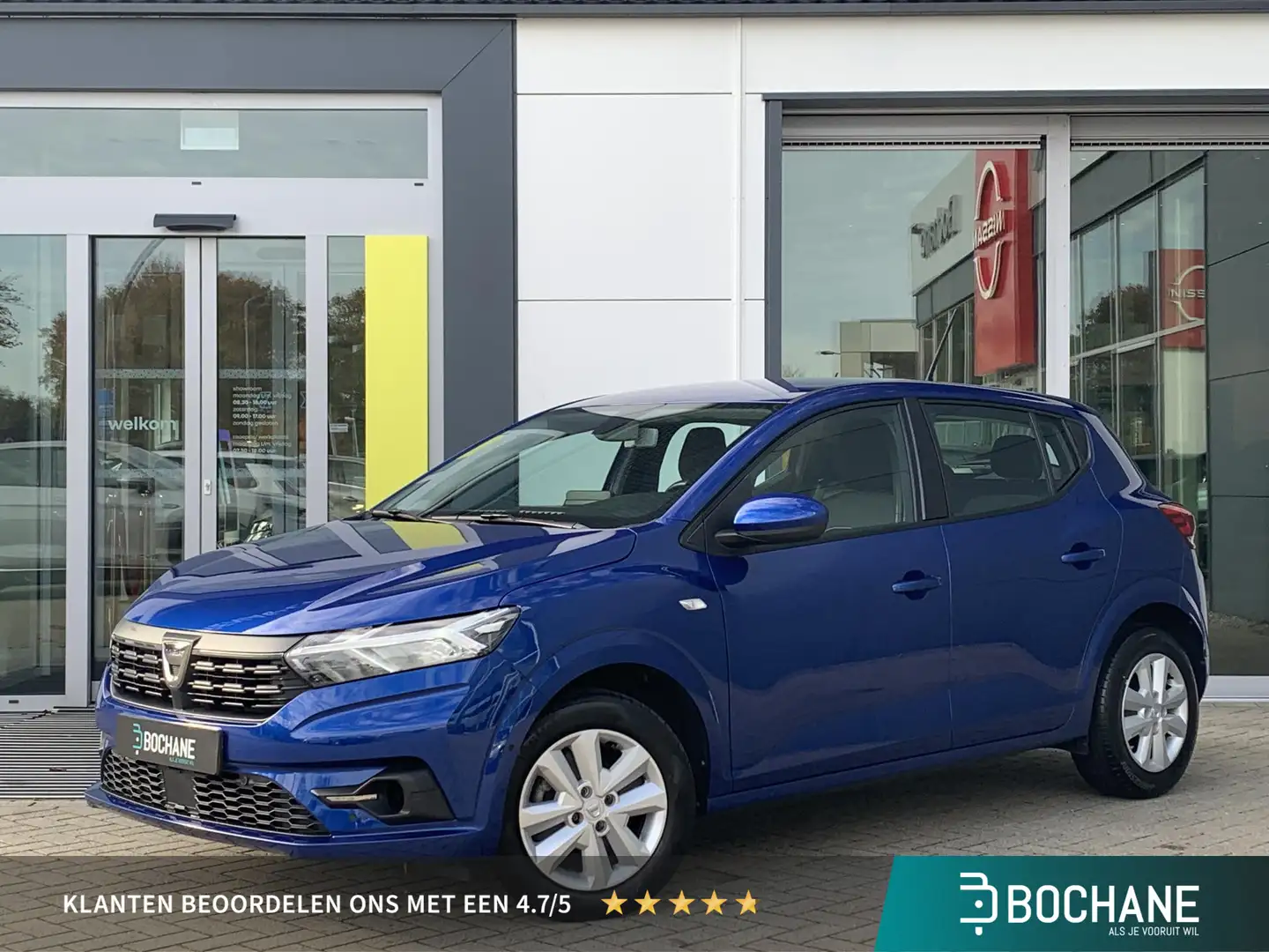 Dacia Sandero 1.0 TCe 90 Comfort | Dodehoekdetectie | Achteruitr Blauw - 1