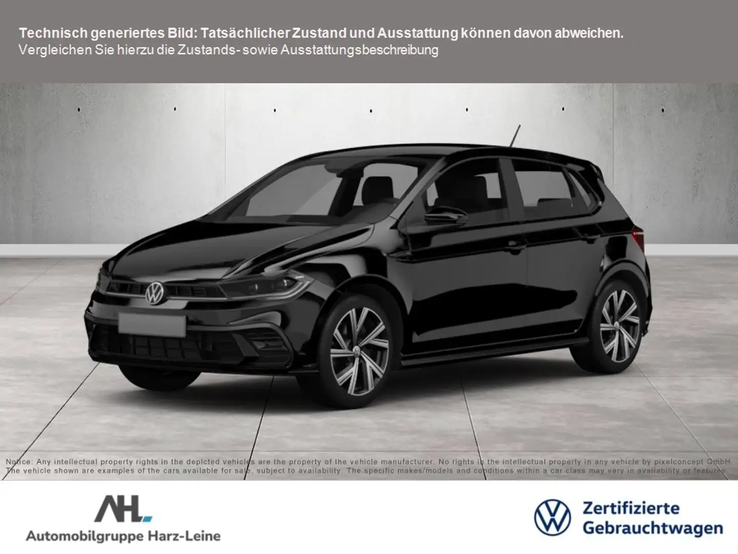 Volkswagen Polo Style 1,0 l TSI OPF 70 kW (95 PS) 5-Gang Schwarz - 1