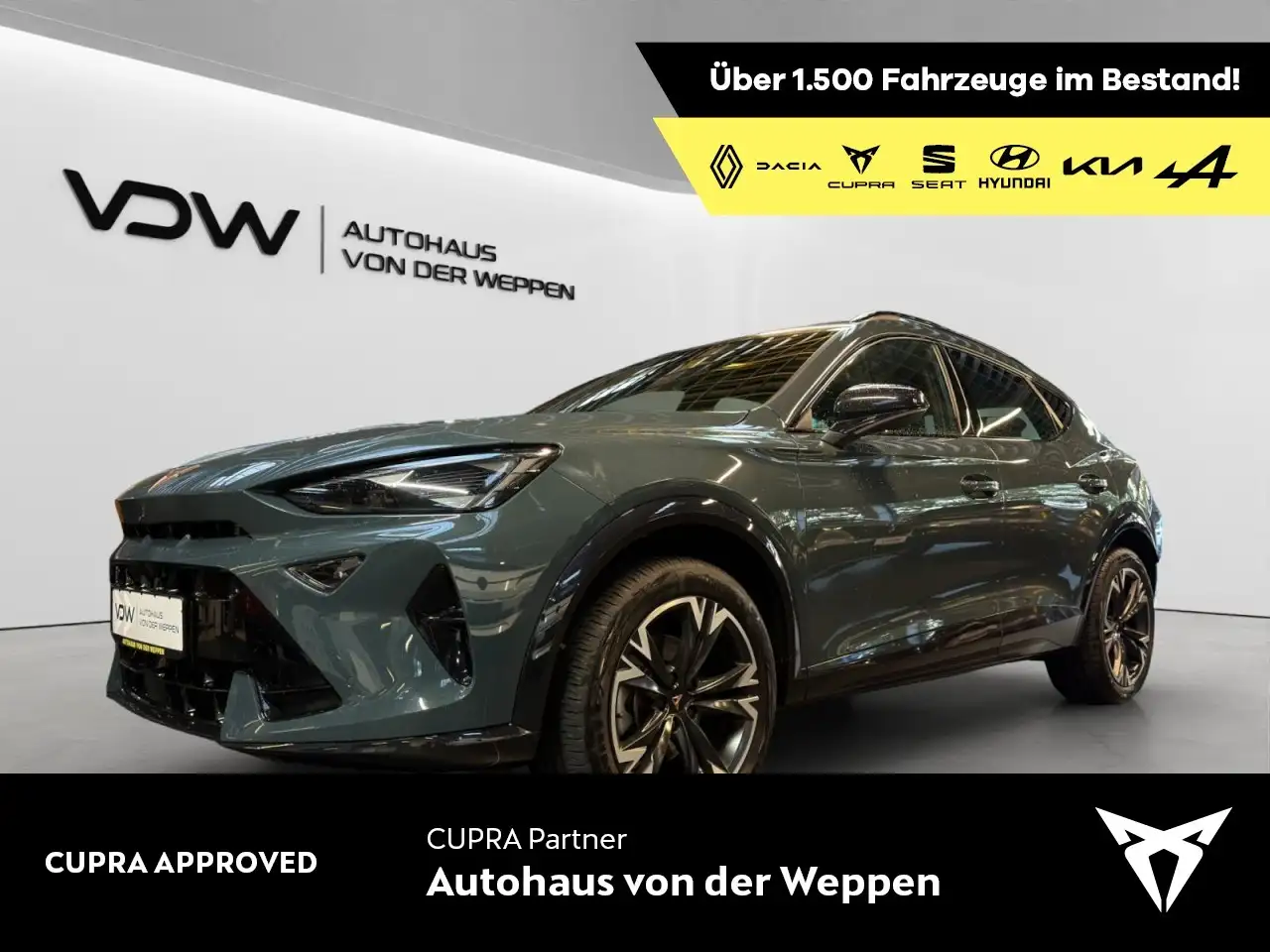 CUPRA Formentor 1.5 eTSI SHZ, Kamera, el. Heck. Klima Navi — photo 1 of 15