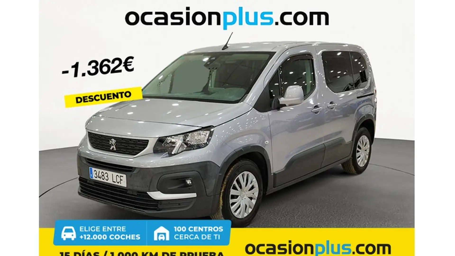 Peugeot Rifter 1.2 PureTech S&S Standard Active NAV+ 110 Gris - 1