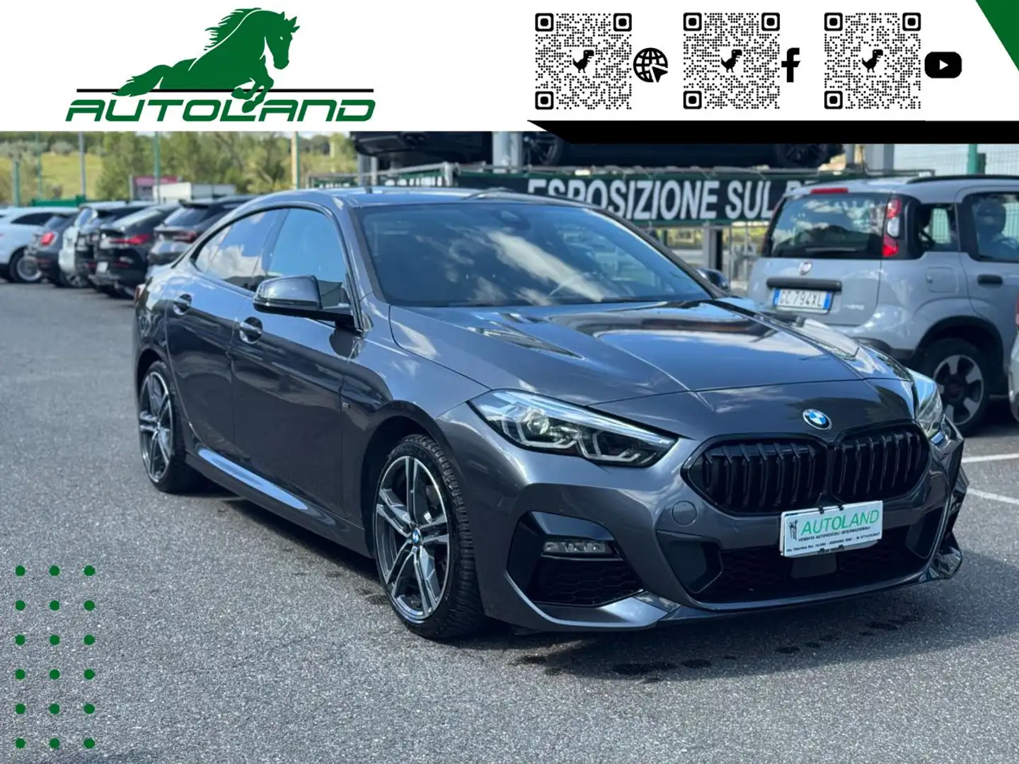 BMW 218 d Gran Coupé Msport 150CV Grigio - 2