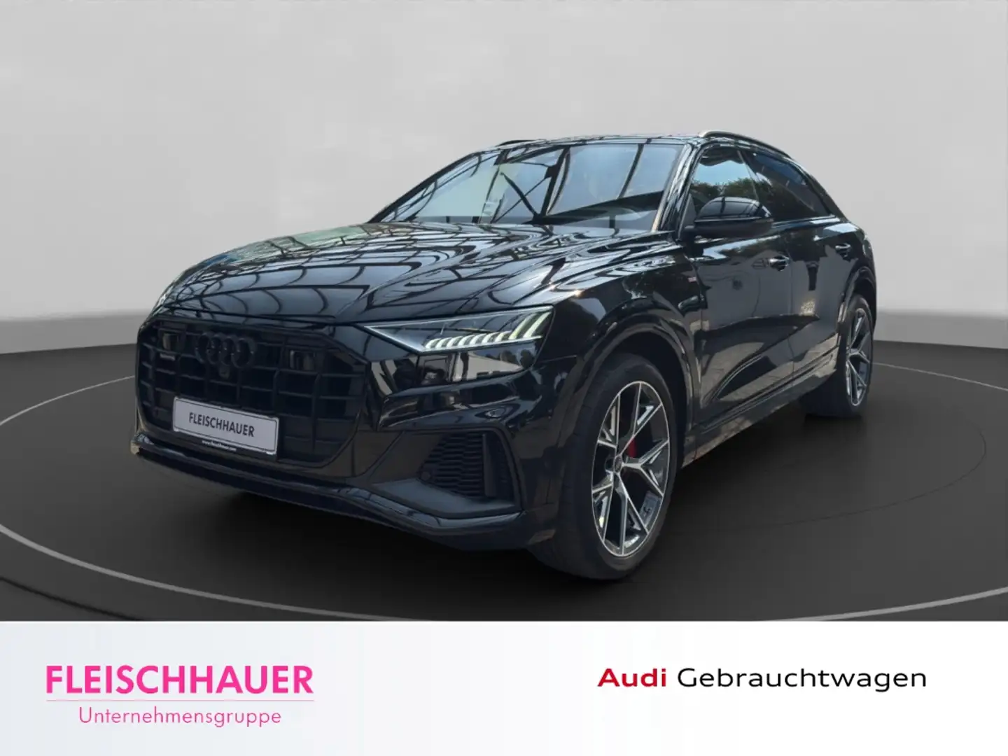 Audi Q8 50 TDI quattro S line HUD Luftfederung  StandHZG A Noir - 1