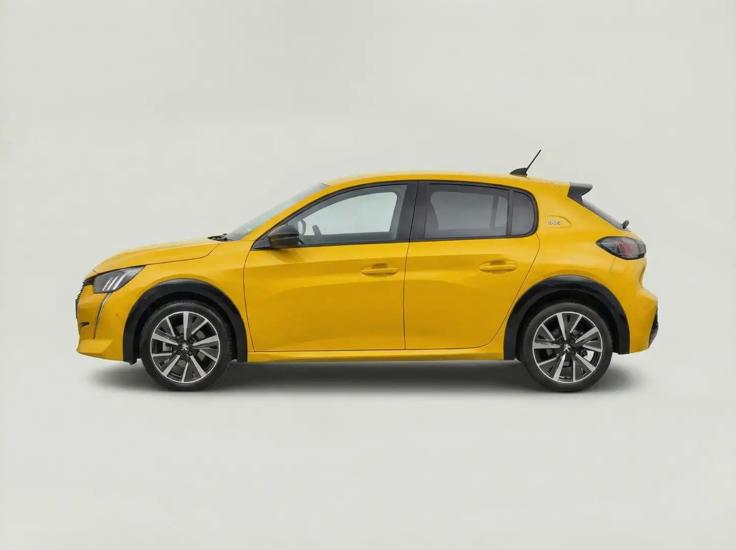 Peugeot e-208 Active Pack e 136cv Jaune - 2