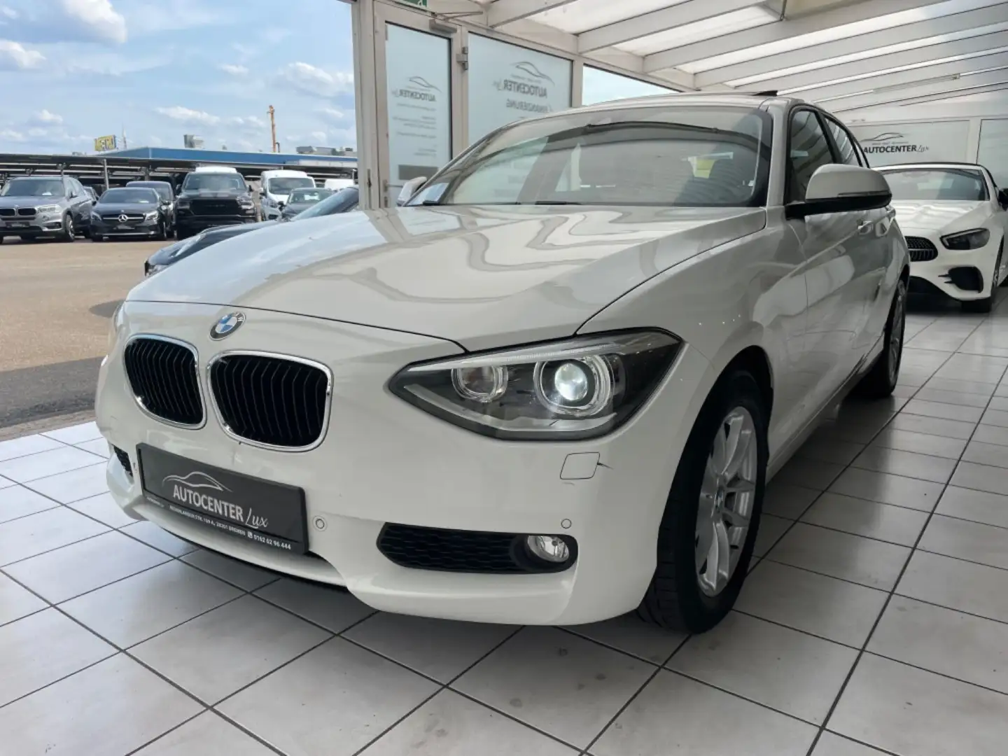 BMW 120 d xDrive Leder Tüv Neu Blanc - 1